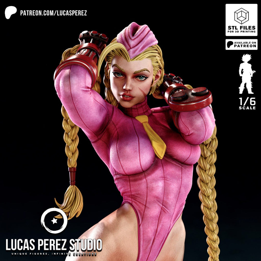 Cammy Street Fighter Lucas 3D STL