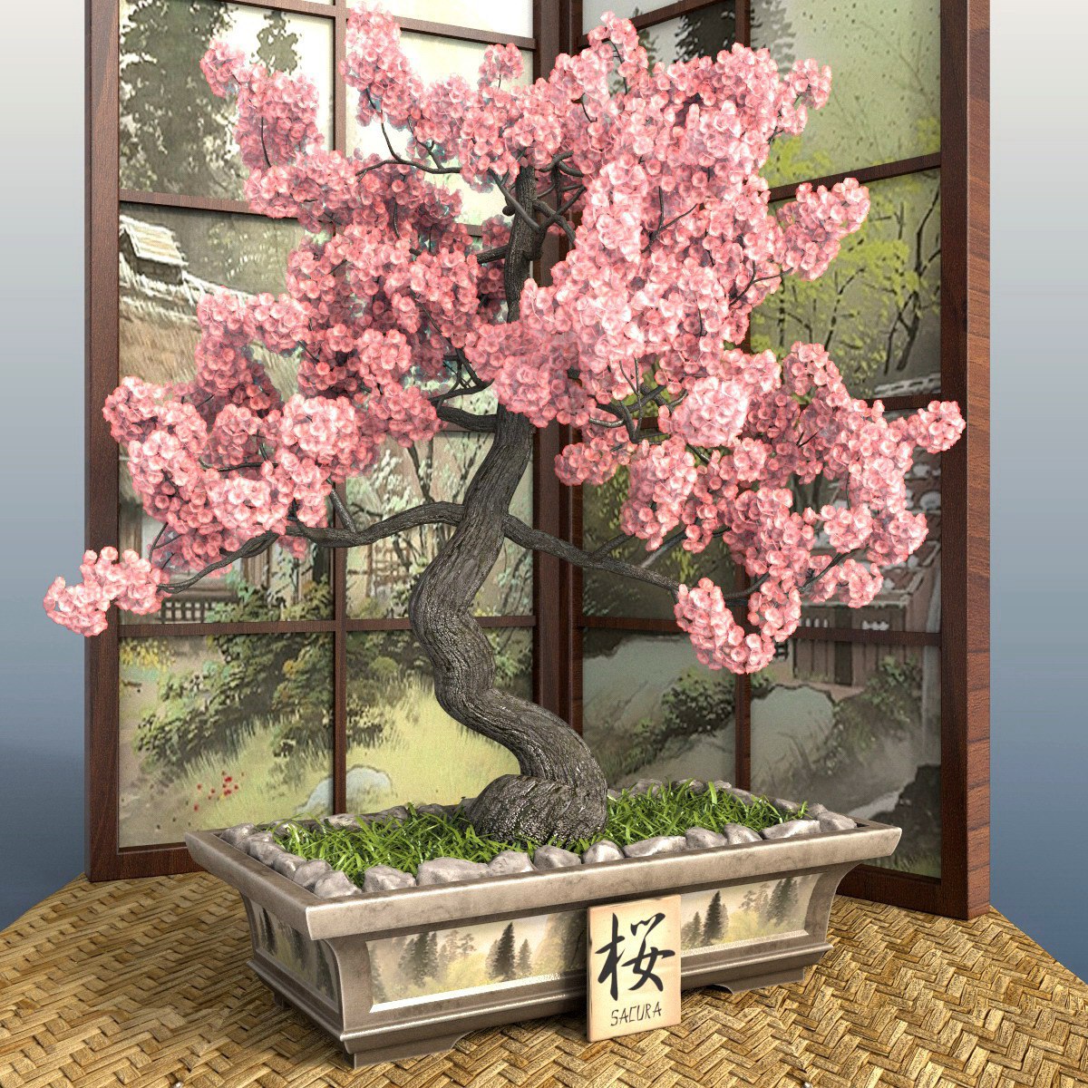 Vişne/Japon Çiçeği Bonsai Cherry Blossom 3D STL