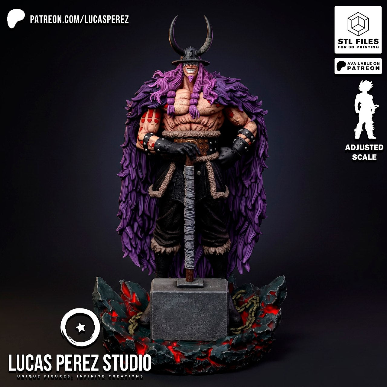 Loki One Piece 3D STL