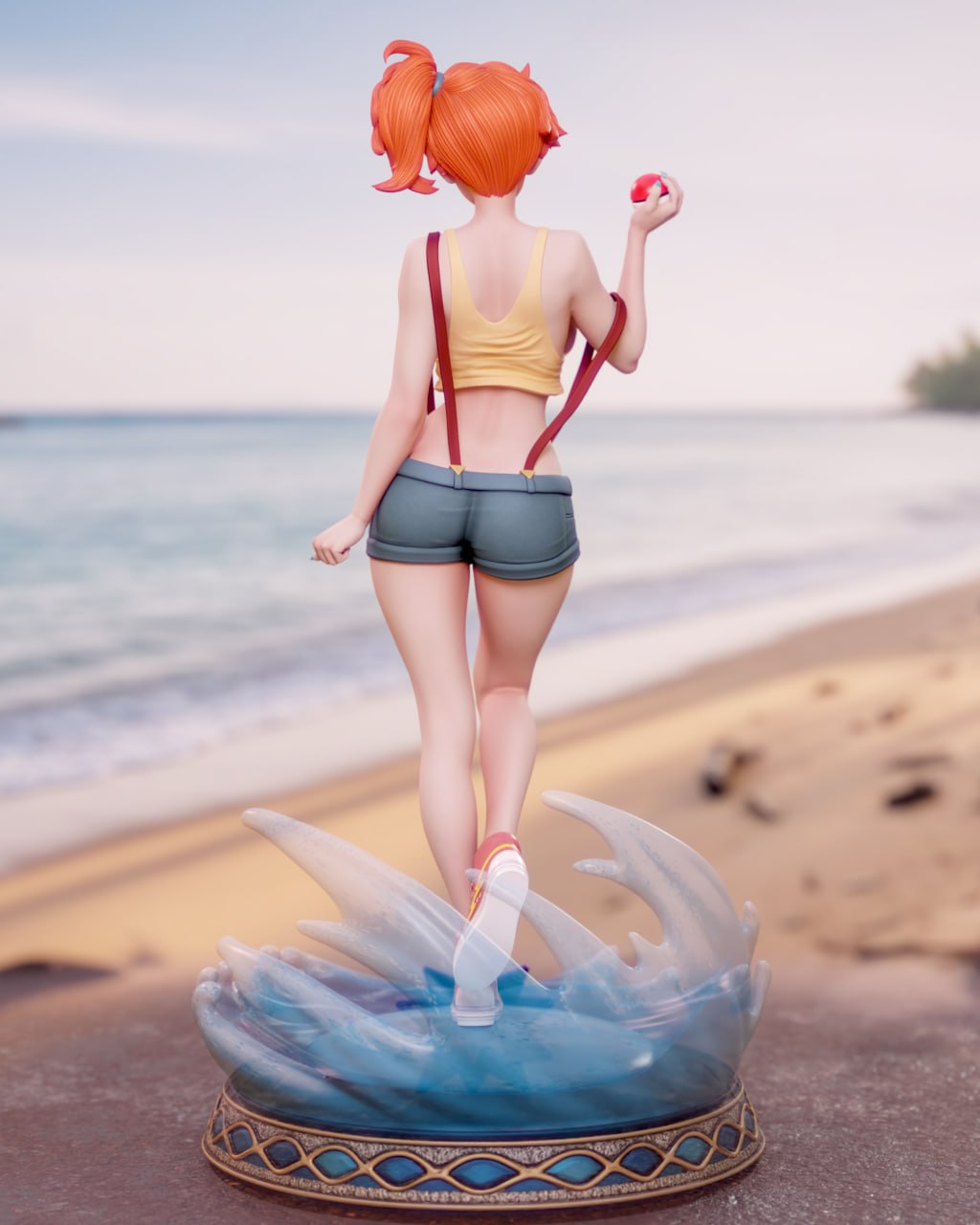 Misty Pokemon Momoji 3D STL