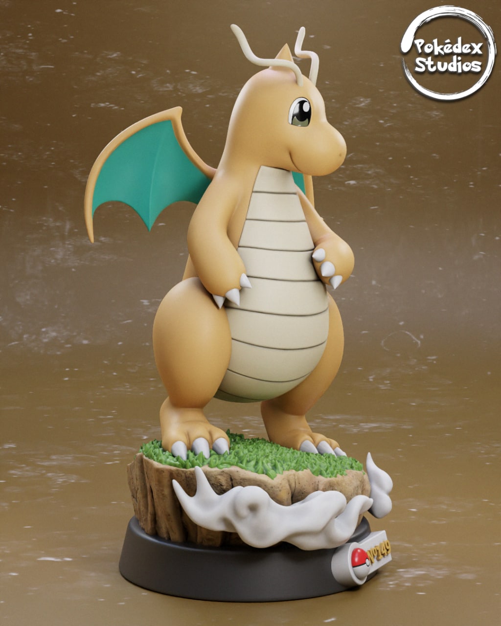 Dragonite Pokemon 149 Pokedex Studios 3D STL