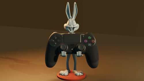 Bugs Bunny Kol joystick gamepad tutucu holder 3D STL