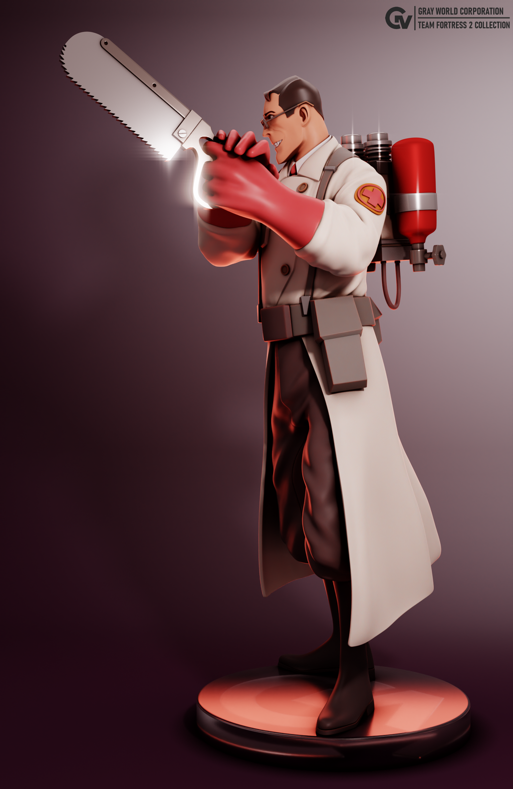 Medic sınıfı class Team Fortress 2 3D STL