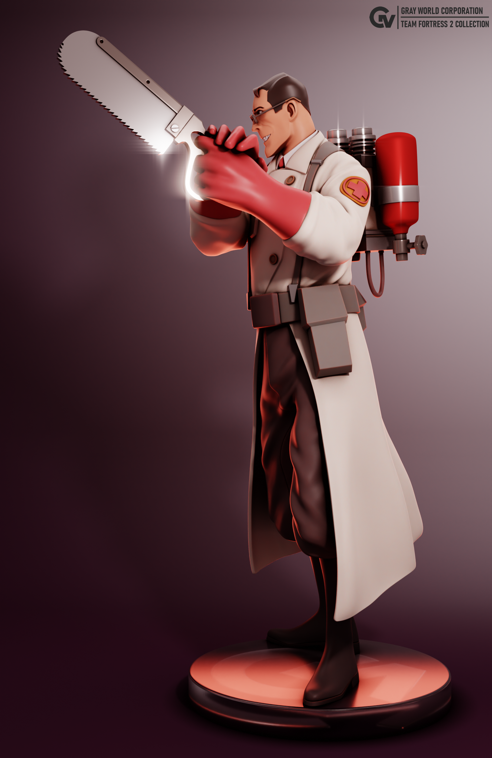 Medic sınıfı class Team Fortress 2 3D STL