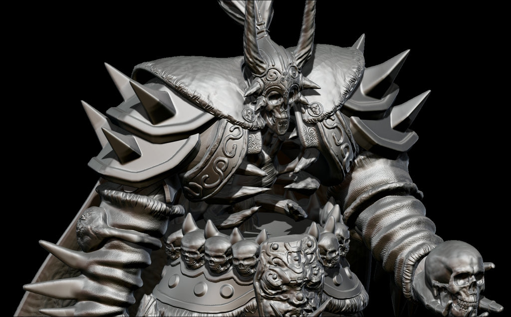 Bone Lord Yarkan Silkroad Online 3D STl