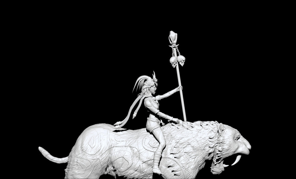 Tiger Girl Silkroad Online 3D STL