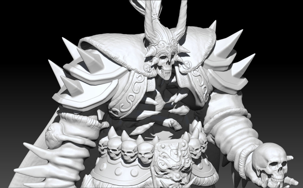 Bone Lord Yarkan Silkroad Online 3D STl
