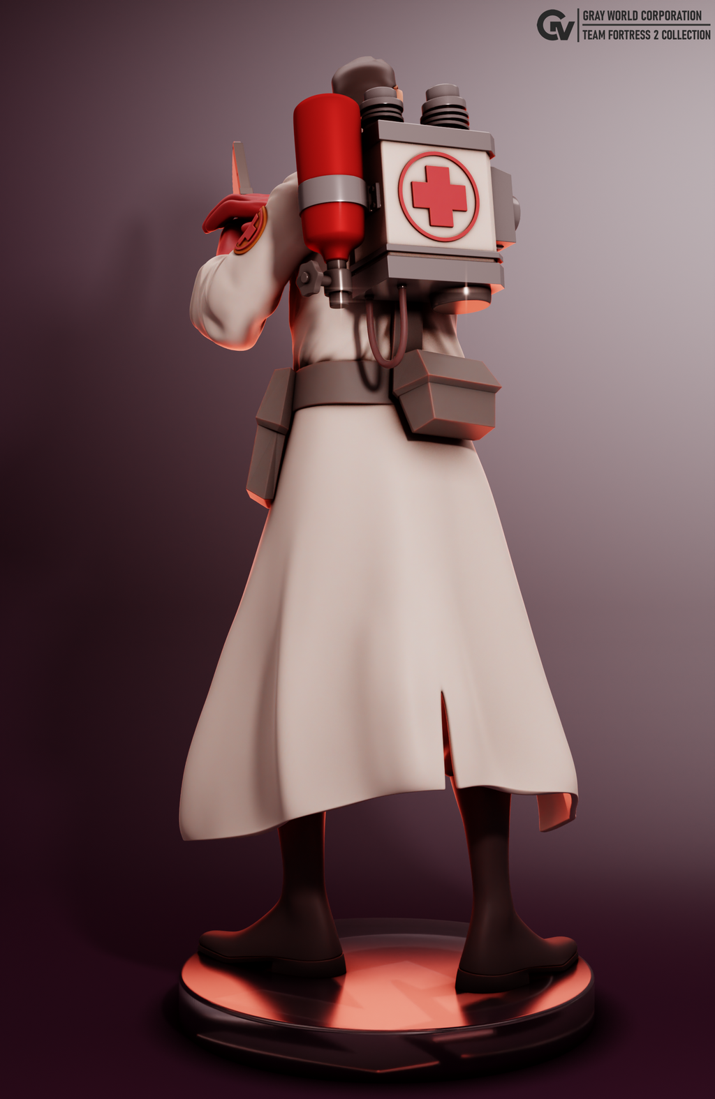 Medic sınıfı class Team Fortress 2 3D STL
