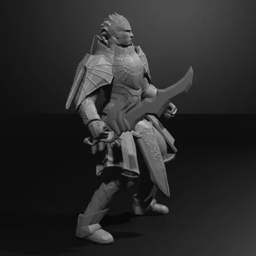 Metin2 Savaşçı zehir kılıcı 3D STL