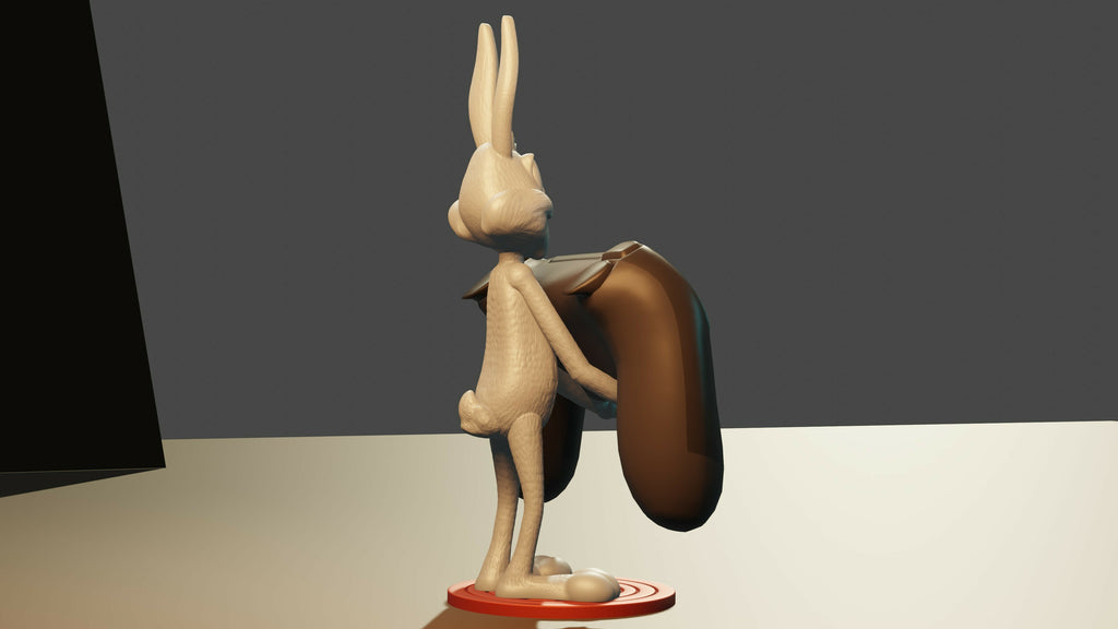 Bugs Bunny Kol joystick gamepad tutucu holder 3D STL