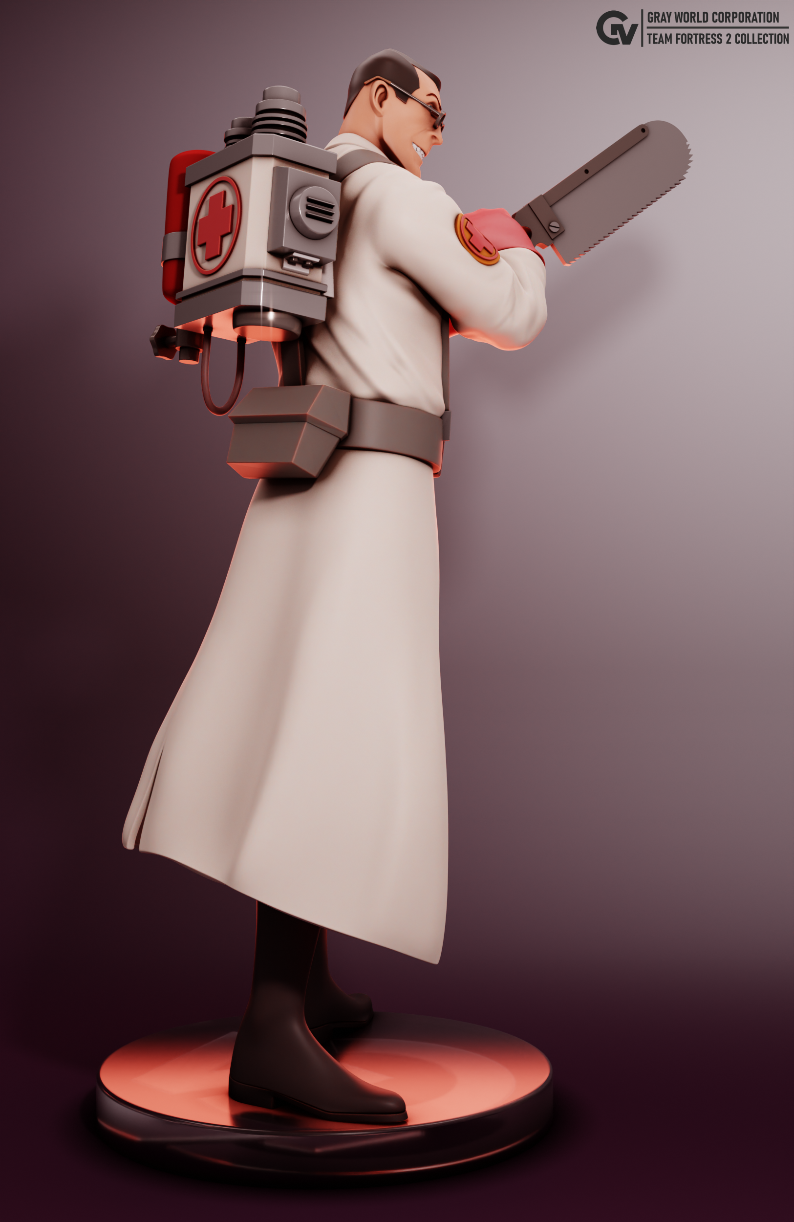 Medic sınıfı class Team Fortress 2 3D STL