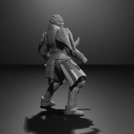 Metin2 Savaşçı zehir kılıcı 3D STL