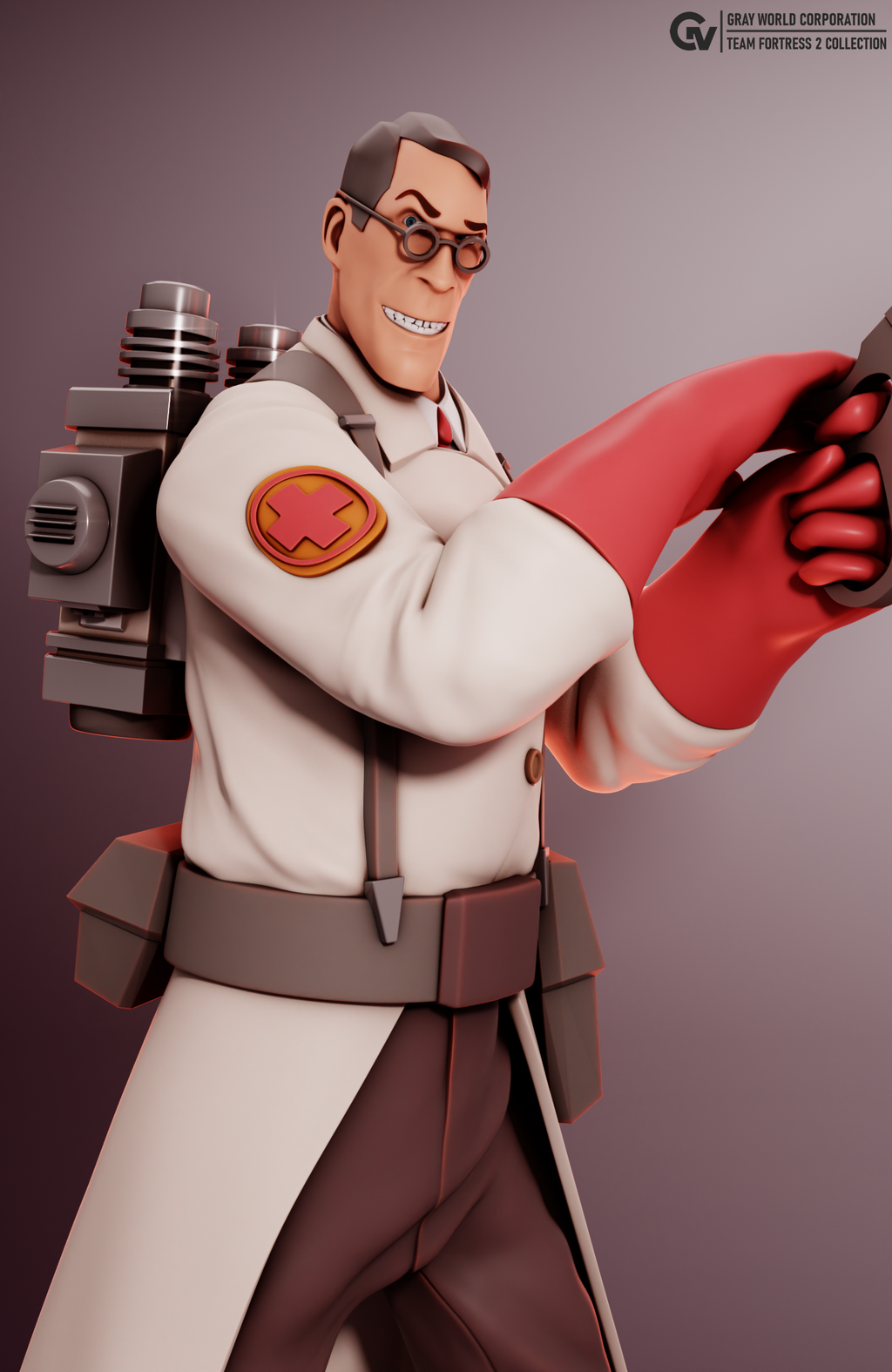 Medic sınıfı class Team Fortress 2 3D STL