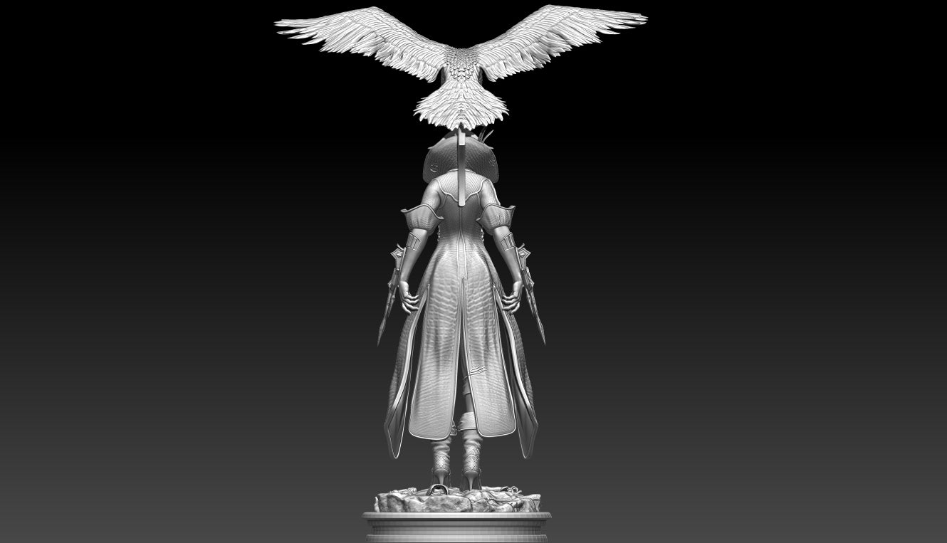 Captain Ivy Silkroad Online 3D STL