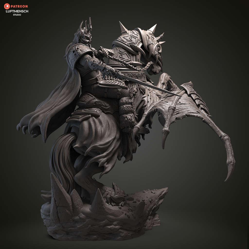 Invincible Lich King Arthas Luftmensch 3D STL