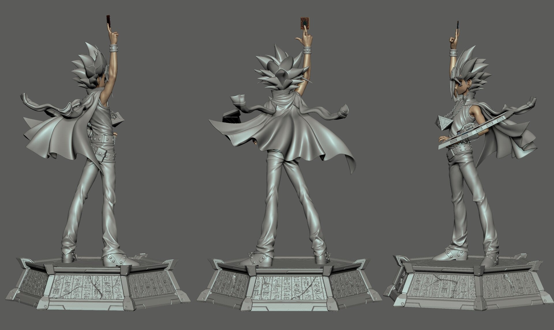 Yugioh Yami Yugi 3D STL