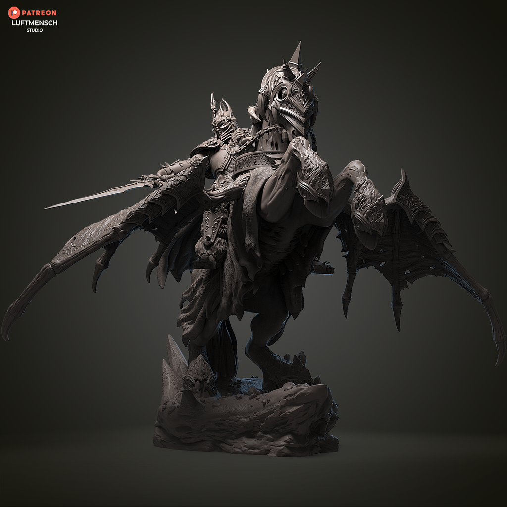 Invincible Lich King Arthas Luftmensch 3D STL