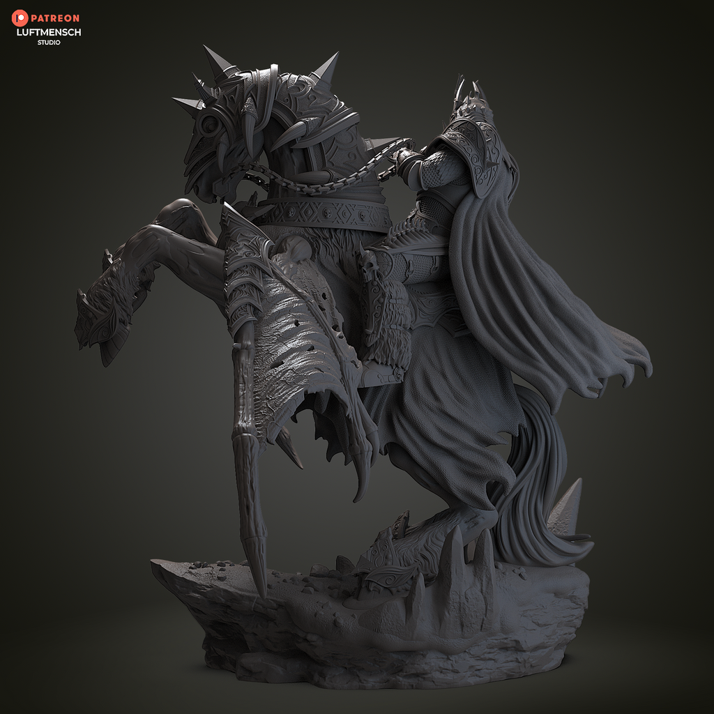 Invincible Lich King Arthas Luftmensch 3D STL