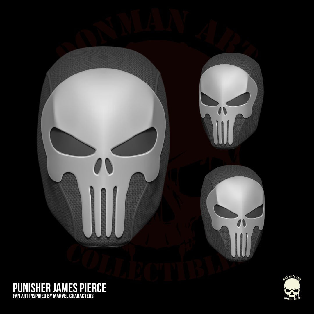 Punisher James Pierce Marvel 3D STL