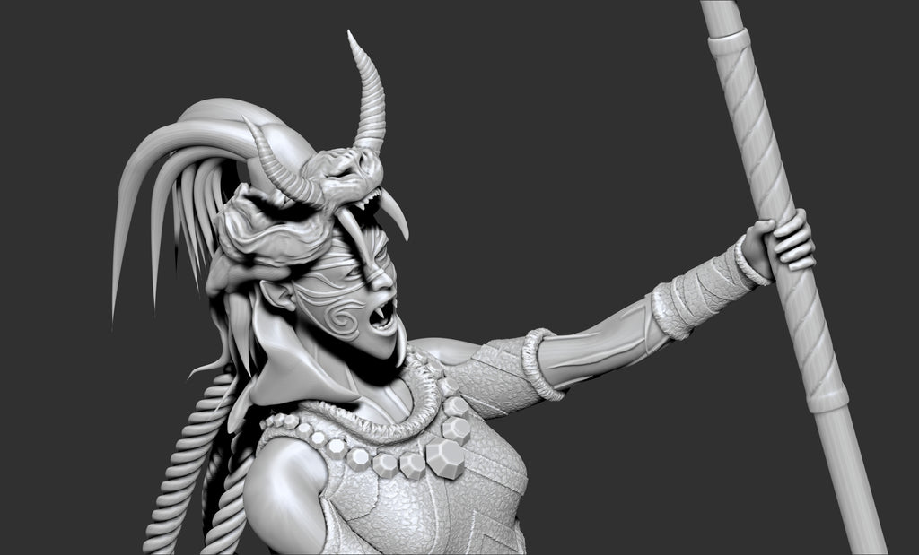 Tiger Girl Silkroad Online 3D STL