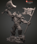 Garrosh Hellscream Horde Flag Luftmensch 3D STL