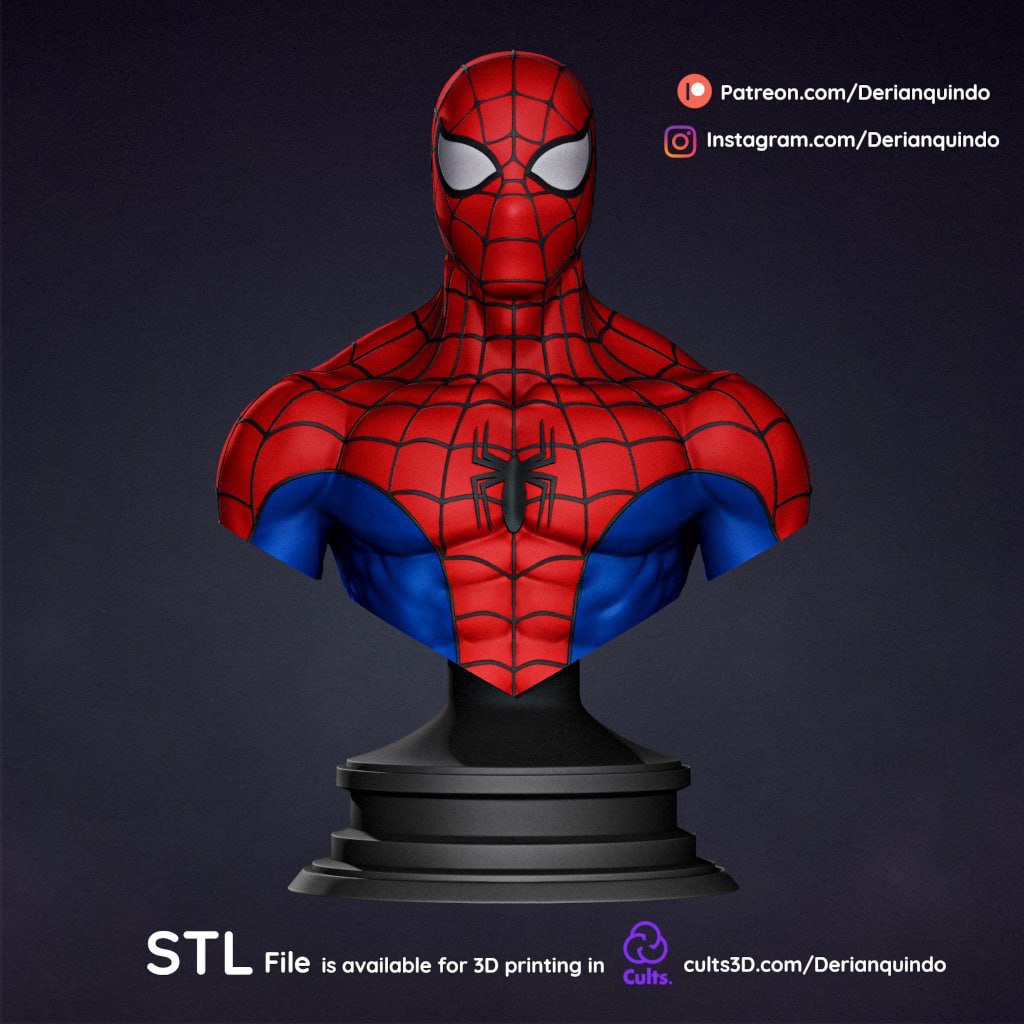 Spiderman Crawling ATV Marvel 3D STL