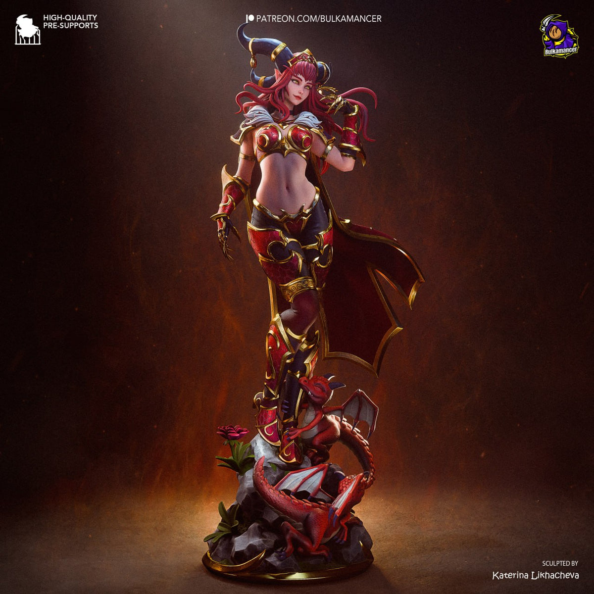 Alexstrazsa Bulkamancer World of Warcraft 3D STL