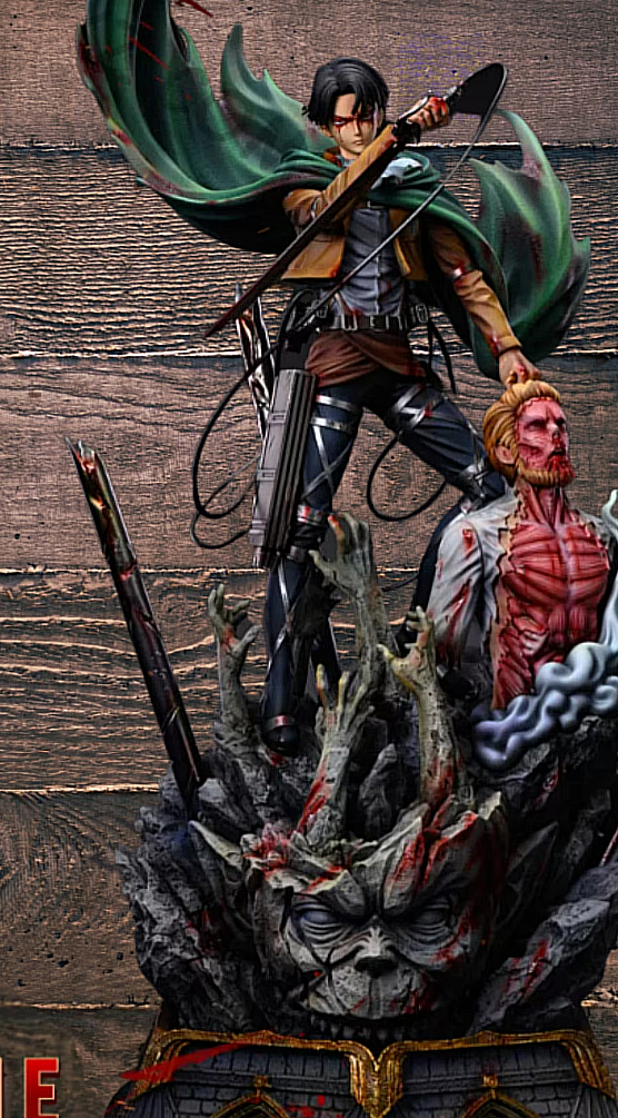Levi Ackermann Green Attack on Titan 3D STL