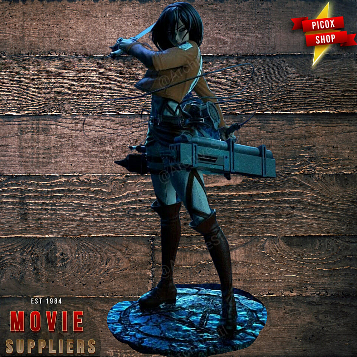 Mikasa Ackermann Shingeki no Kyojin Attack on Titan 3D STL
