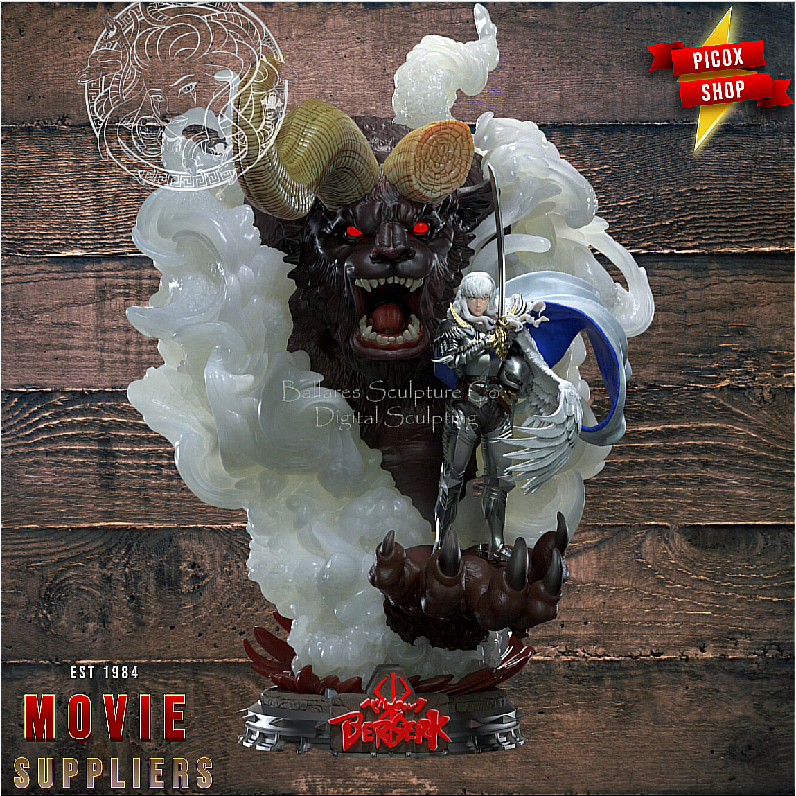 Berserk v1 Anime 3D STL
