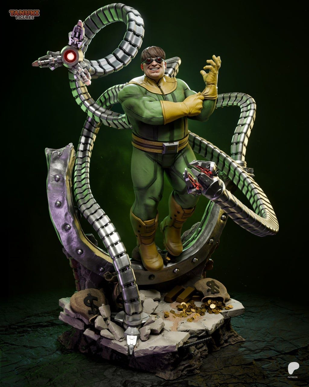 Dr Octopus Spiderman Marvel VSE Tanuki 3D STL