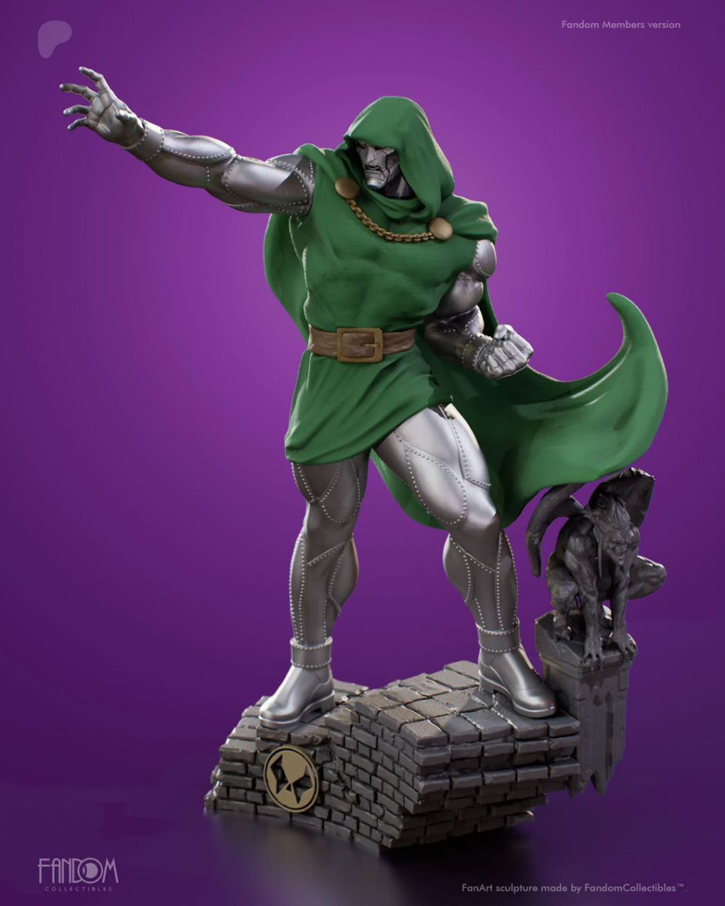 Dr Doom Fandom Members Marvel 3D STL