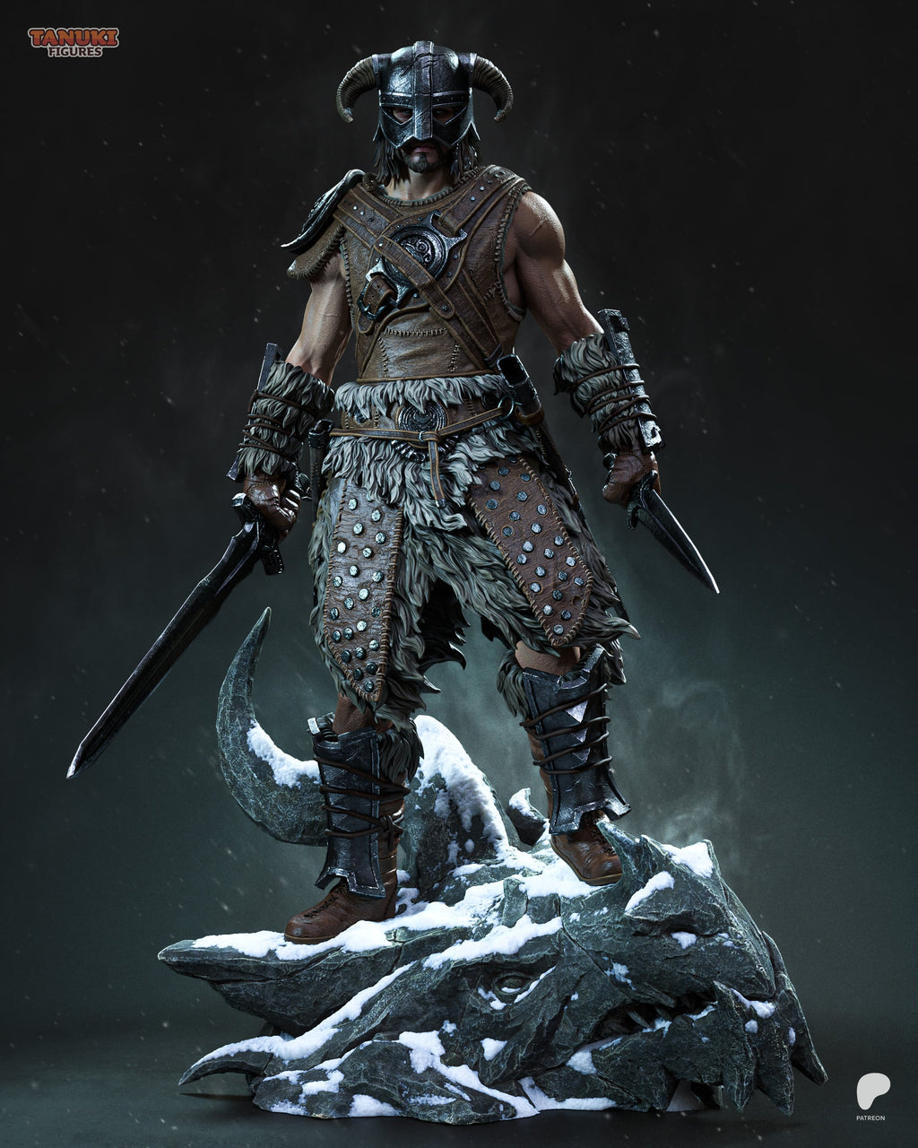 Dovahkiin The Elder Scrolls V: Skyrim 3D STL Tanuki