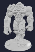 Stone Golem Knight online 3D STL