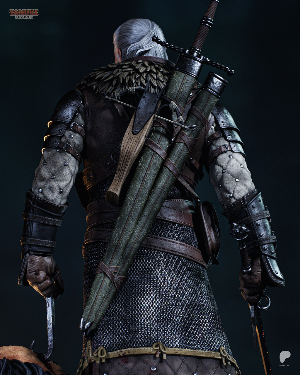 Geralt of Rivia Witcher3 Tanuki Monster 3D STL