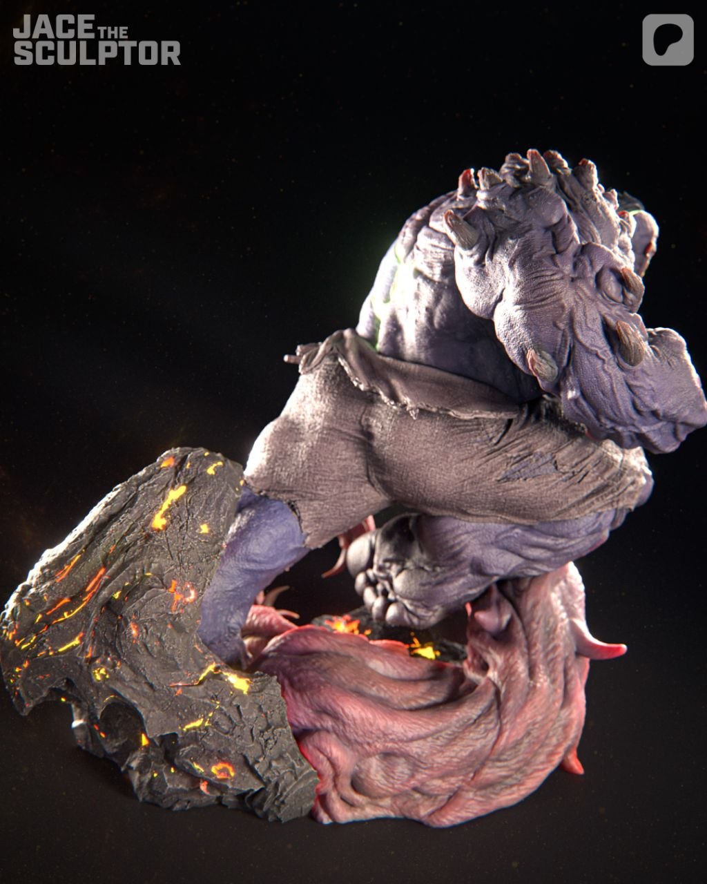 Infernal Hulk Jace Sculptor Marvel 3D STL