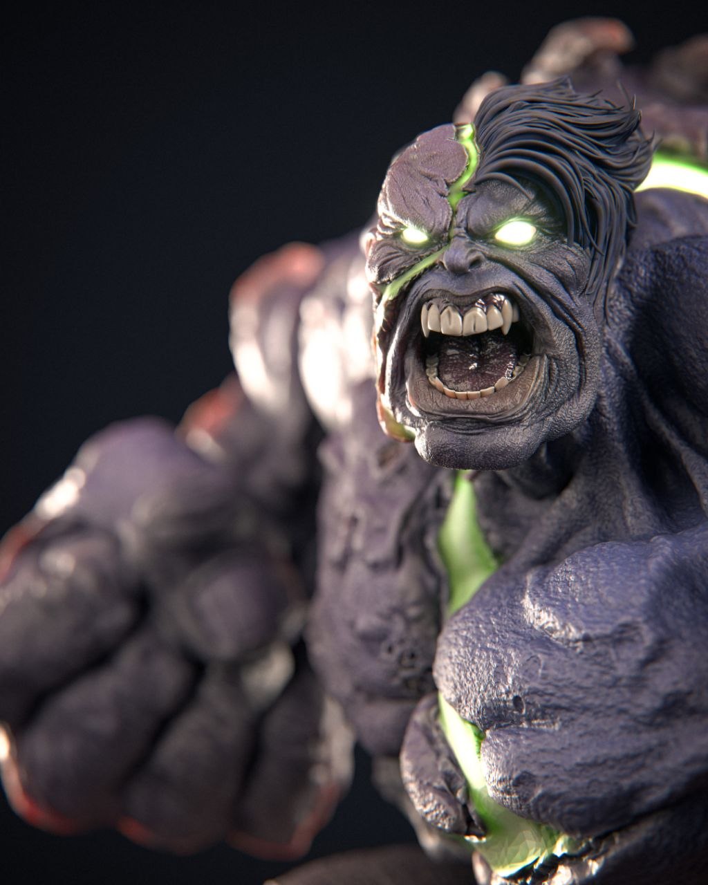Infernal Hulk Jace Sculptor Marvel 3D STL