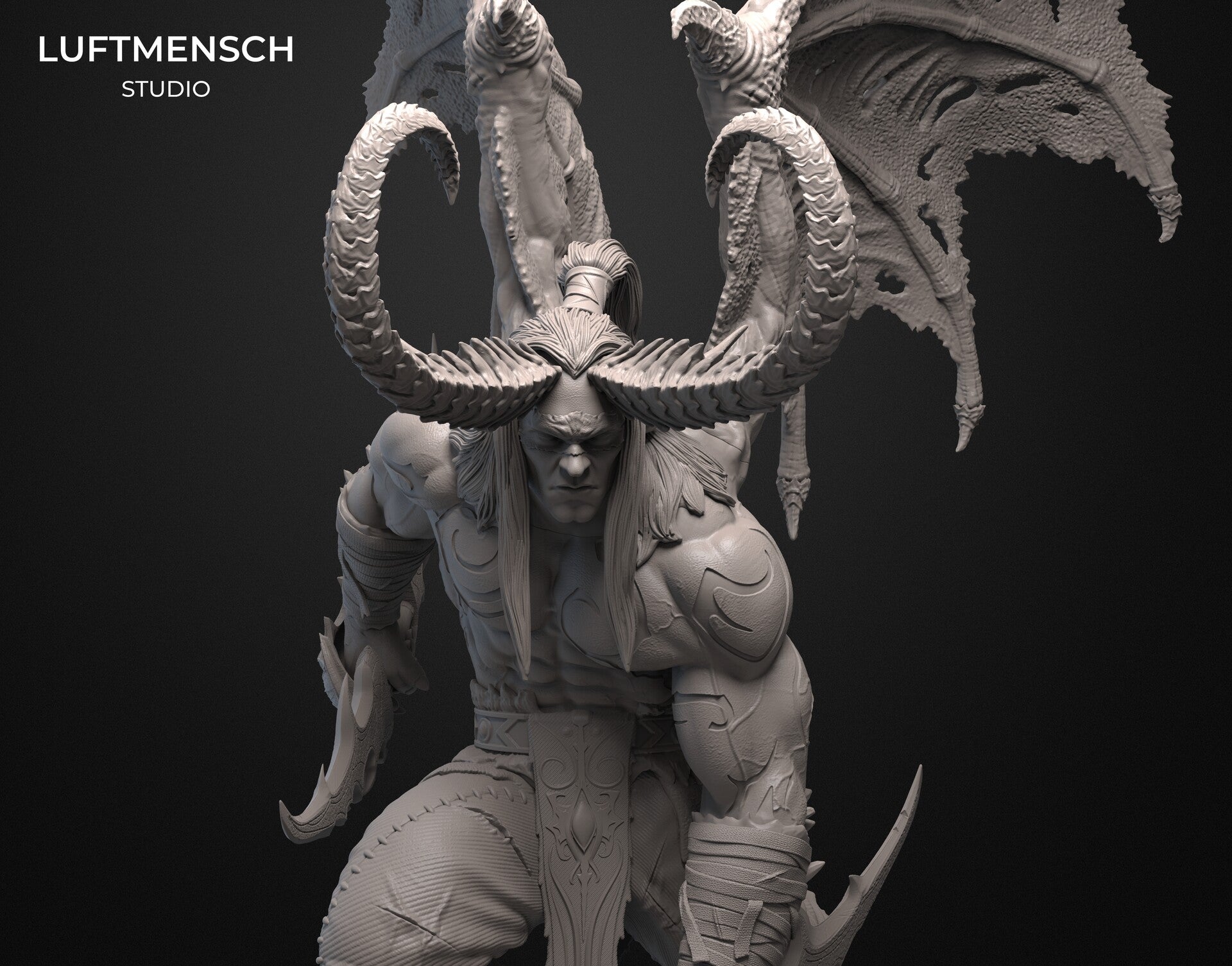 İllidan Stormrage World of Warcraft WoW Luftmensch 3D STL