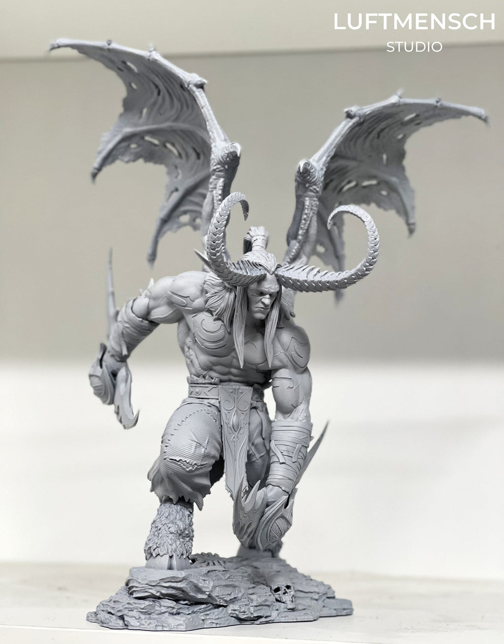 İllidan Stormrage World of Warcraft WoW Luftmensch 3D STL