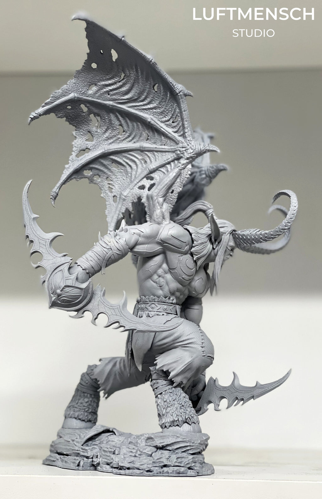 İllidan Stormrage World of Warcraft WoW Luftmensch 3D STL