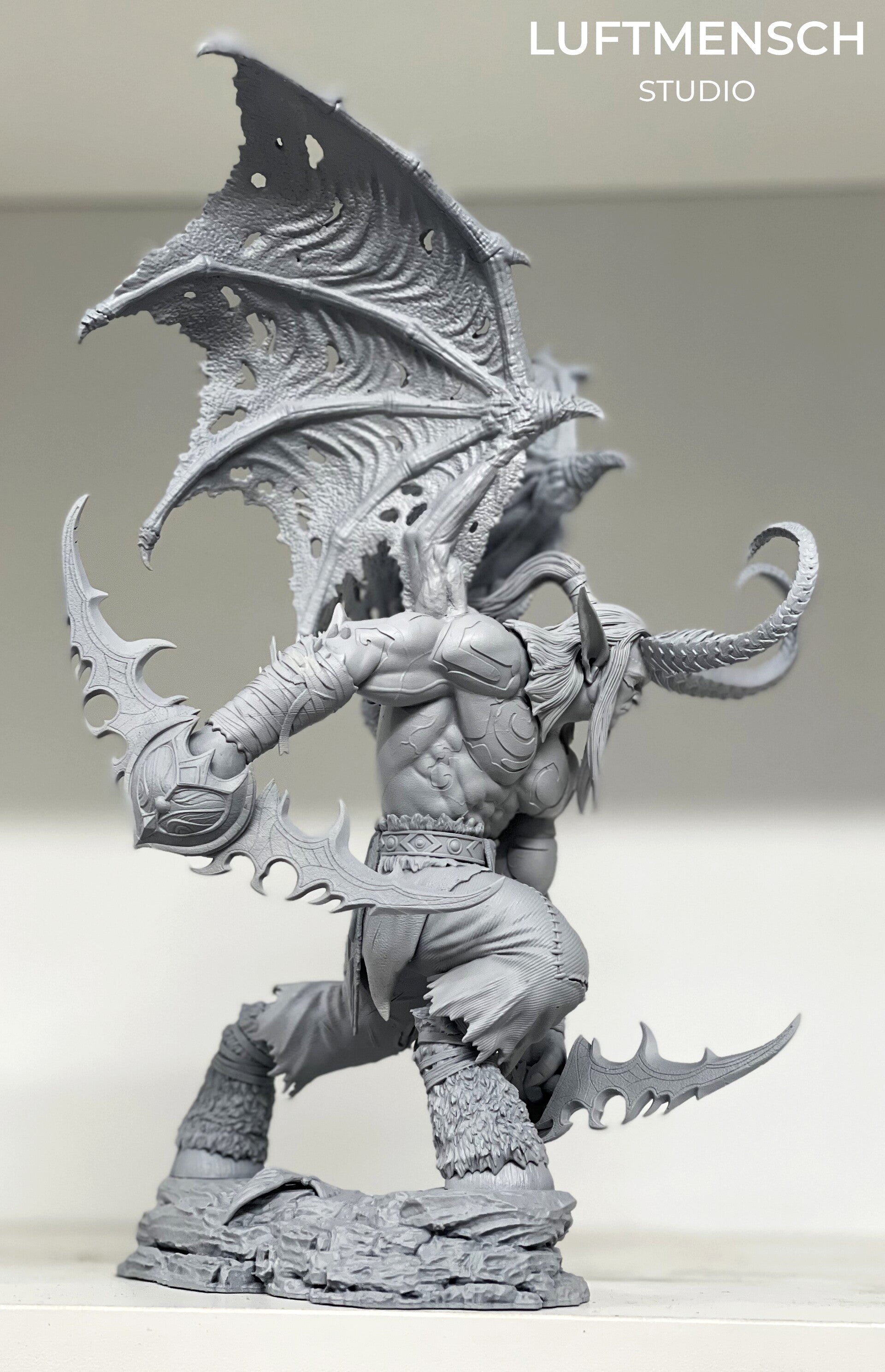 İllidan Stormrage World of Warcraft WoW Luftmensch 3D STL