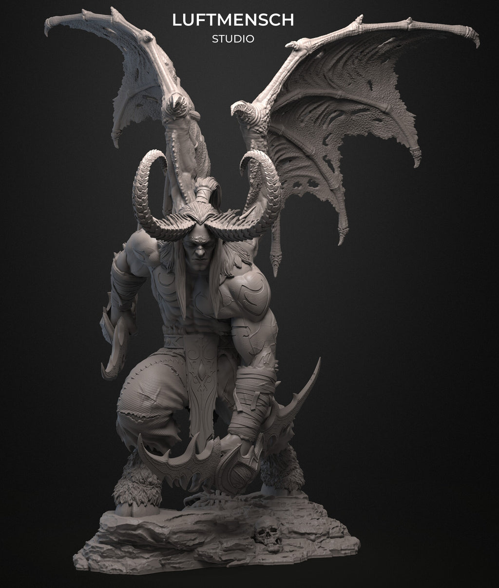 İllidan Stormrage World of Warcraft WoW Luftmensch 3D STL