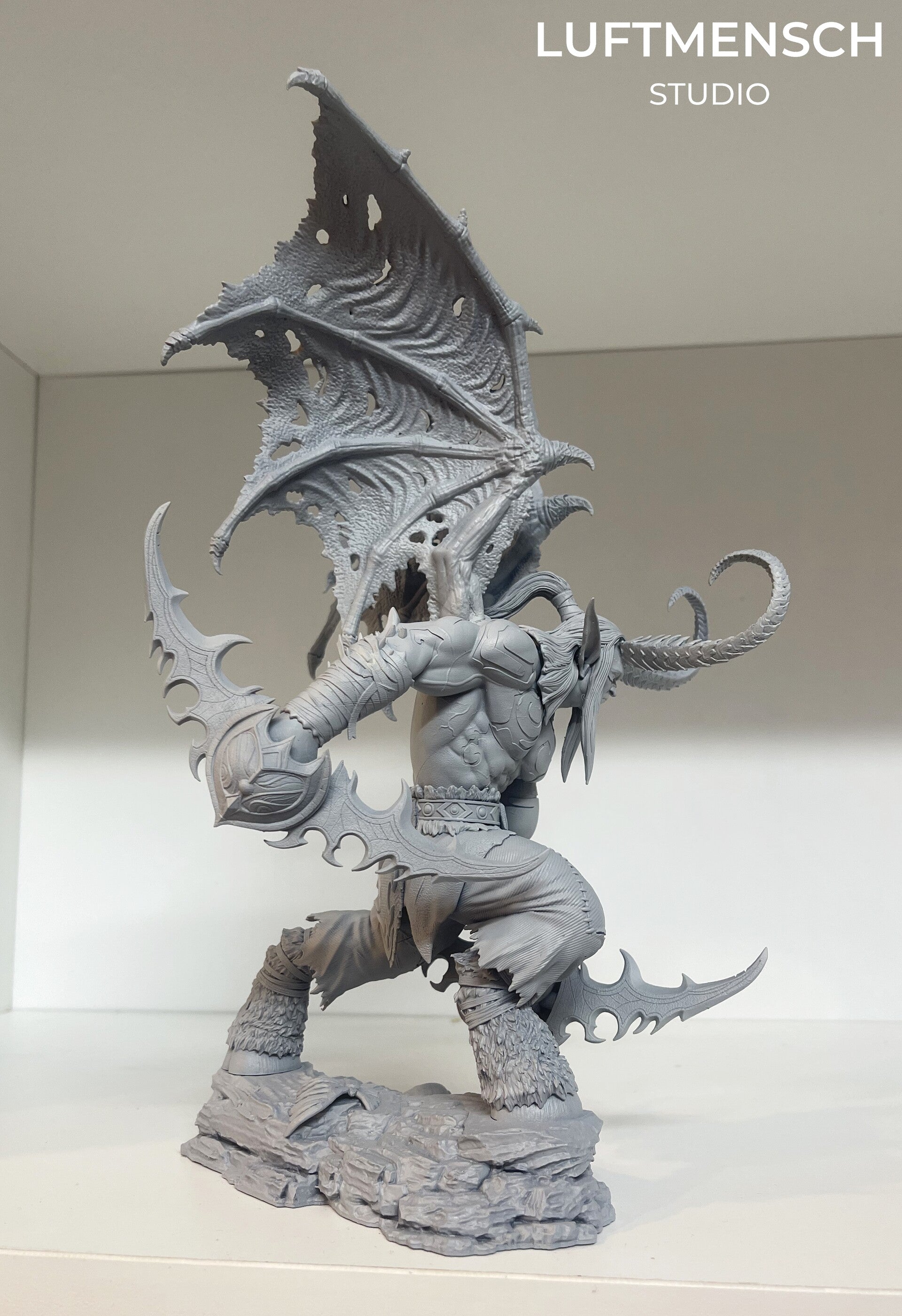 İllidan Stormrage World of Warcraft WoW Luftmensch 3D STL