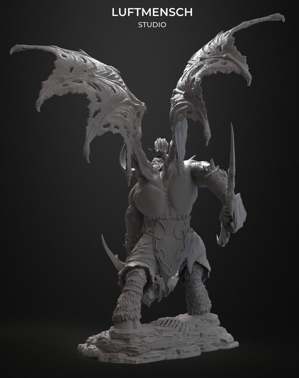 İllidan Stormrage World of Warcraft WoW Luftmensch 3D STL