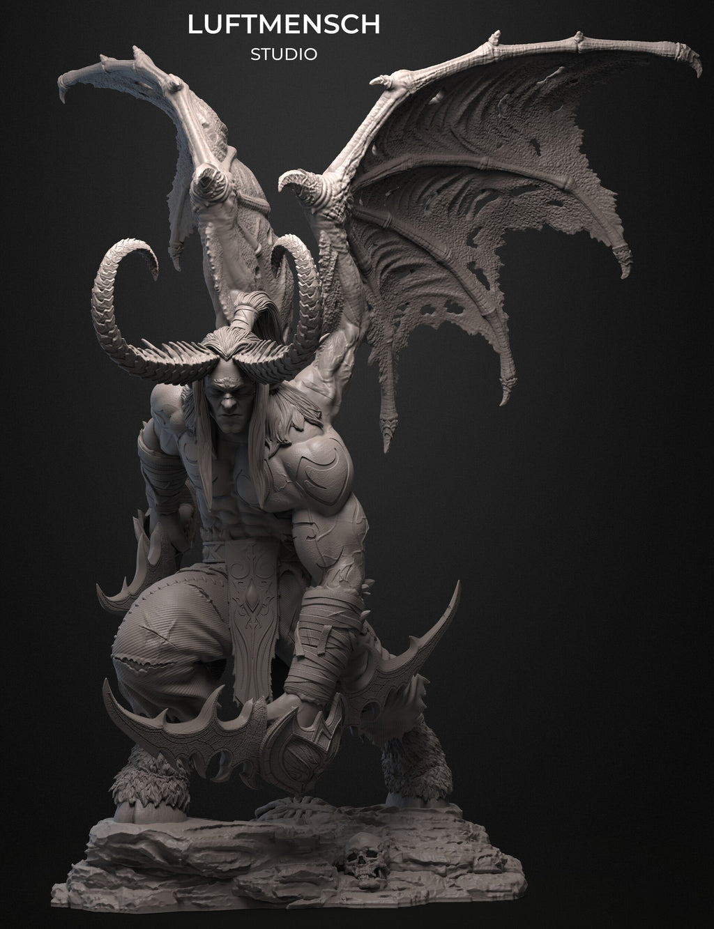 İllidan Stormrage World of Warcraft WoW Luftmensch 3D STL
