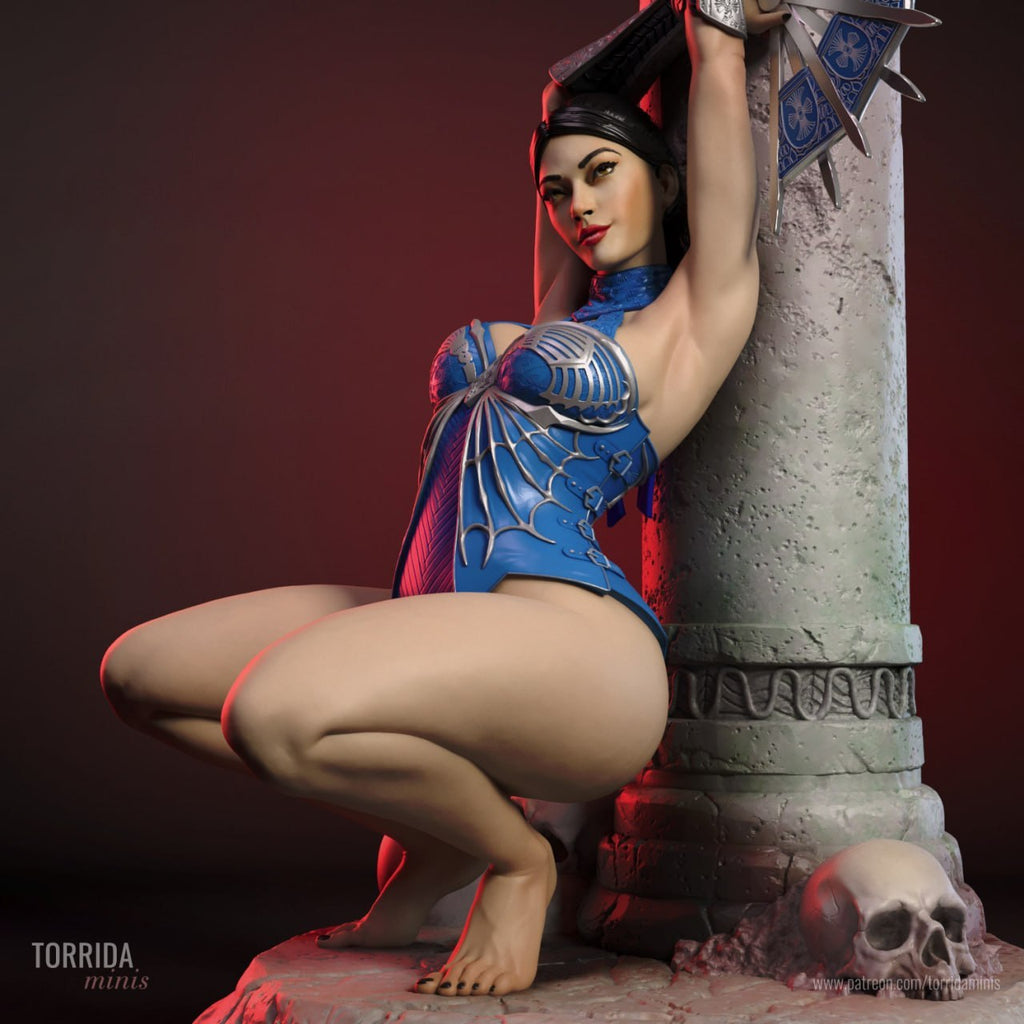 Kitana Torrida Mortal Kombat 3D STL