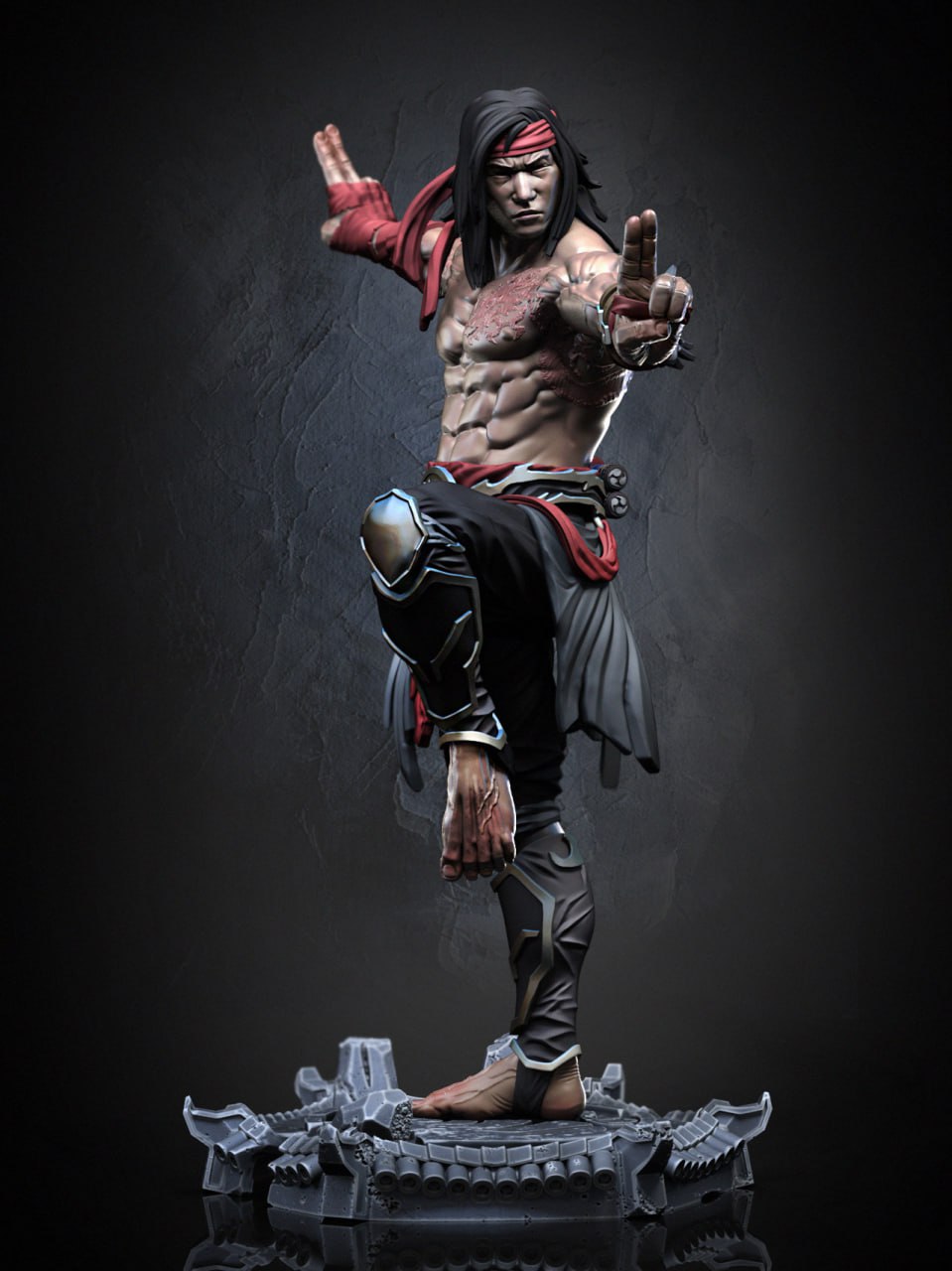 Liu Kang Mortal Kombat 3D STL