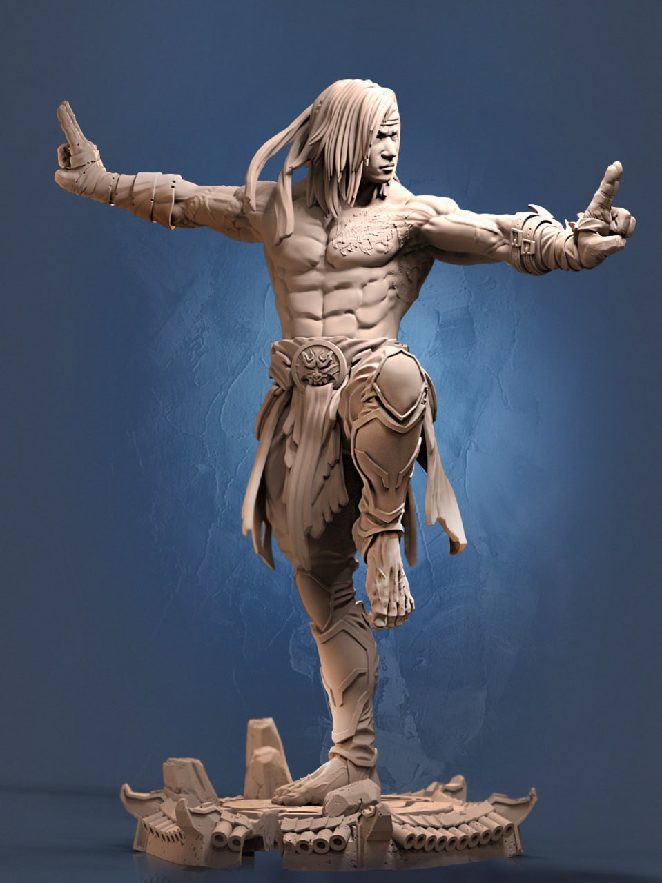 Liu Kang Mortal Kombat 3D STL