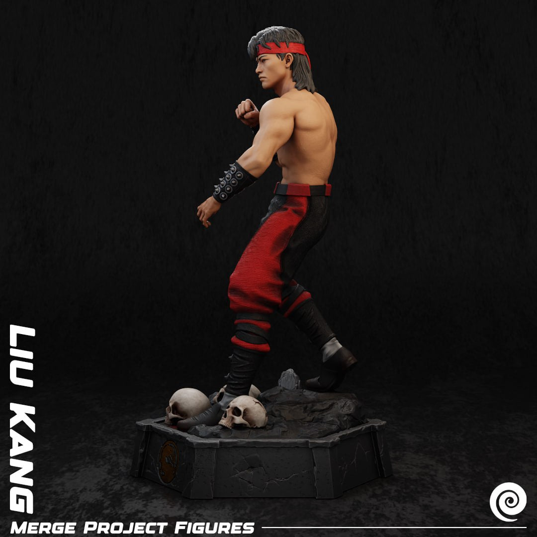 Liu Kang MergeProject Mortal Kombat 3D STL