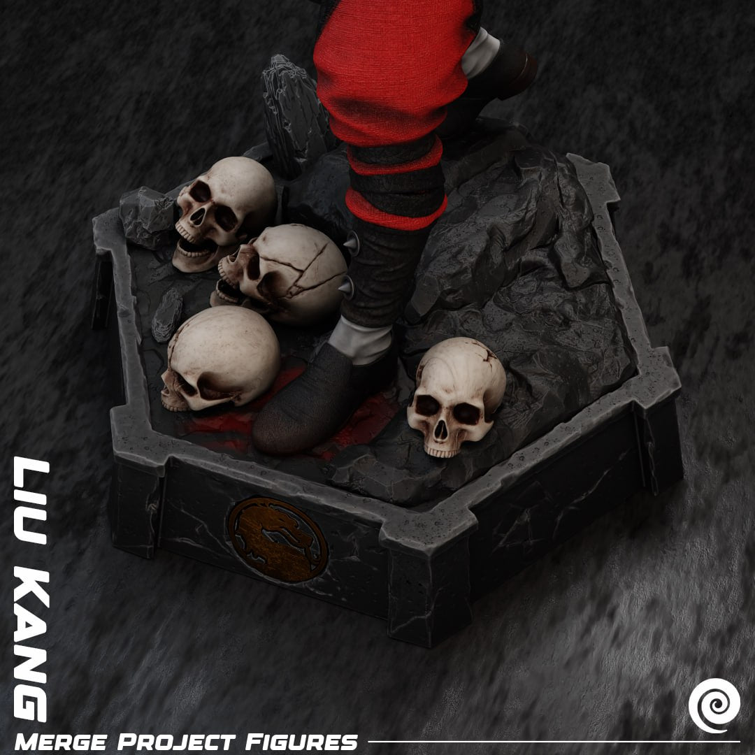 Liu Kang MergeProject Mortal Kombat 3D STL